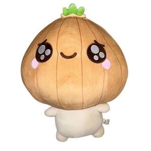 Smoko Mochi Plush Cream & Yellow Squishy